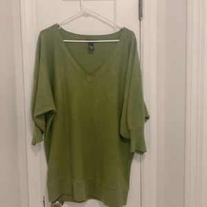 New York and Company Olive Green 100% acrylic machine washable good condition